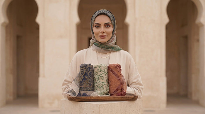 حجاب شيفون مطبوع